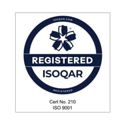 ISOQAR ISO 9001 certification mark